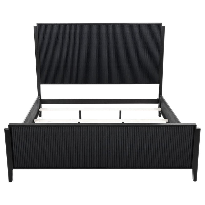 Ennis - Eastern King Bed - Black by HouseOfZazla