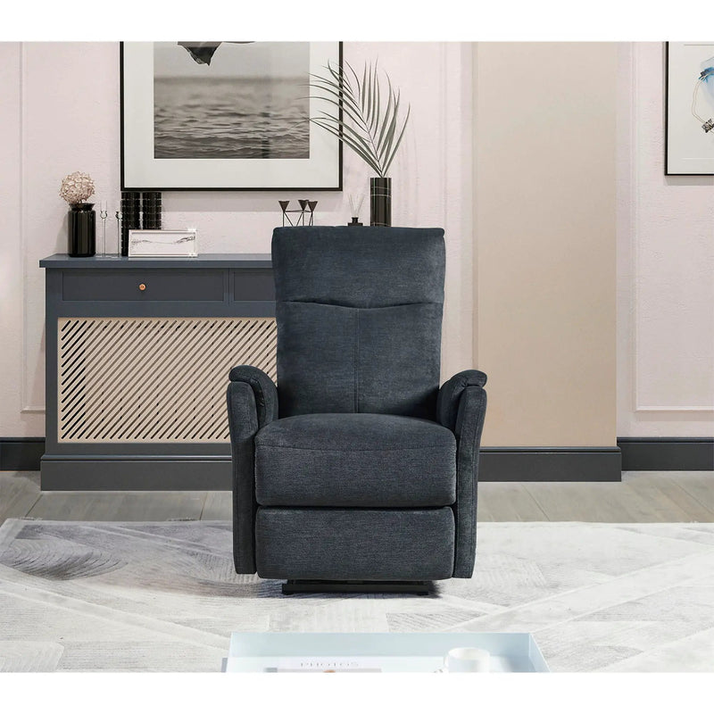 Recliner Chair With Power Function Easy Control Big Stocks, Recliner Single Chair For Living Room, Bed Room by HouseOfZazla