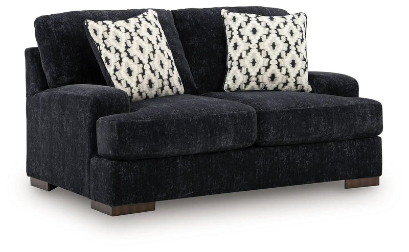 Whitmore Manor - Loveseat - Black Pearl by Unique Piece Furniture