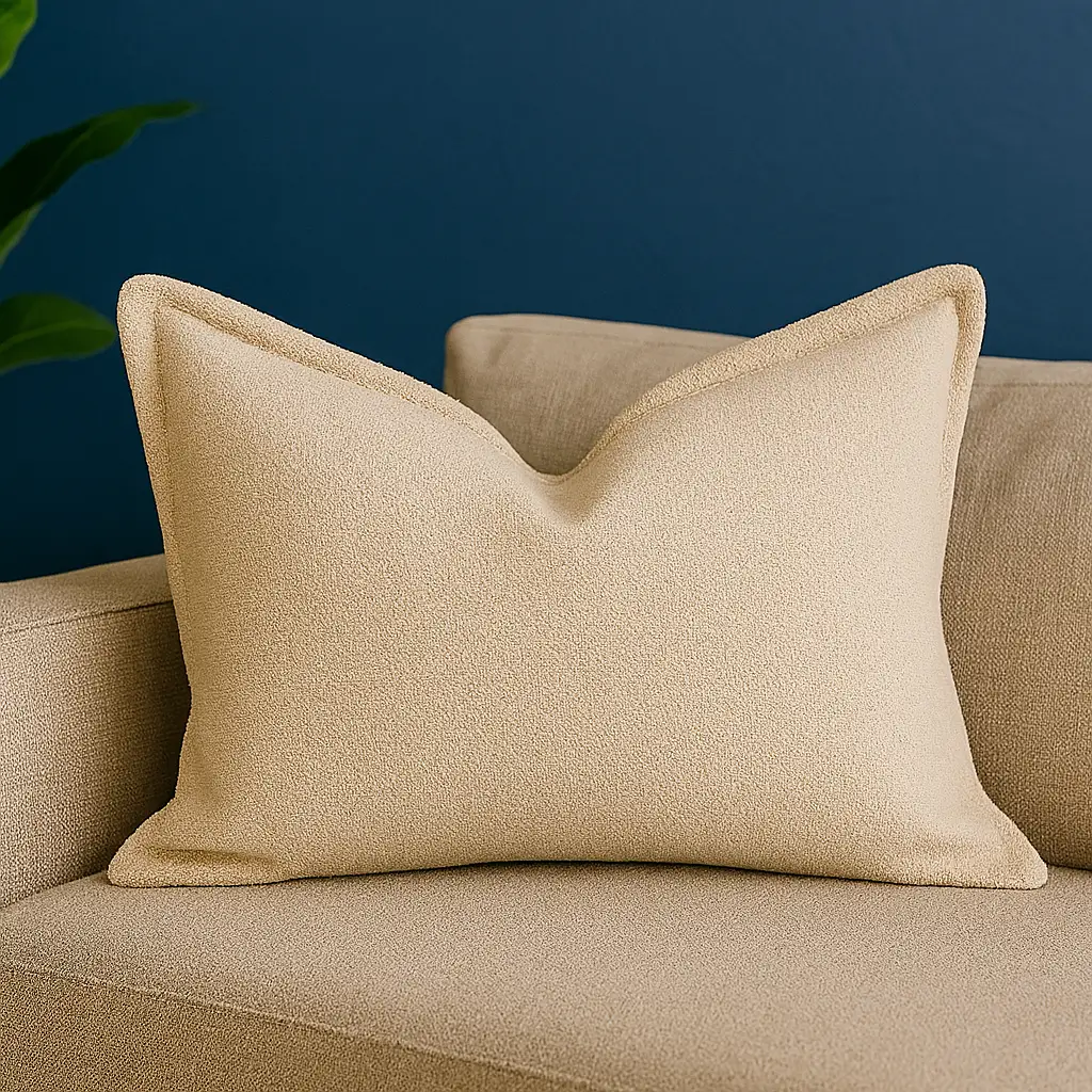 Homey Cozy Soft Pillow in Ivory by HouseOfZazla