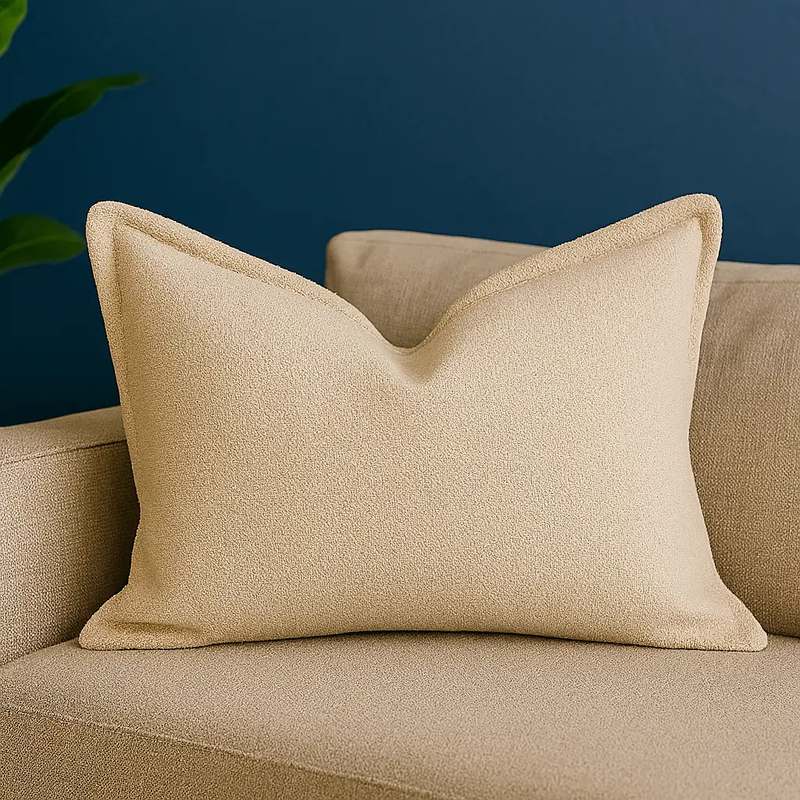 Homey Cozy Soft Pillow in Ivory by HouseOfZazla