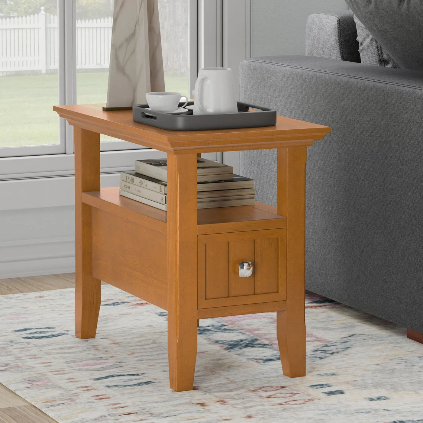 Acadian - End Table With Drawer by HouseOfZazla