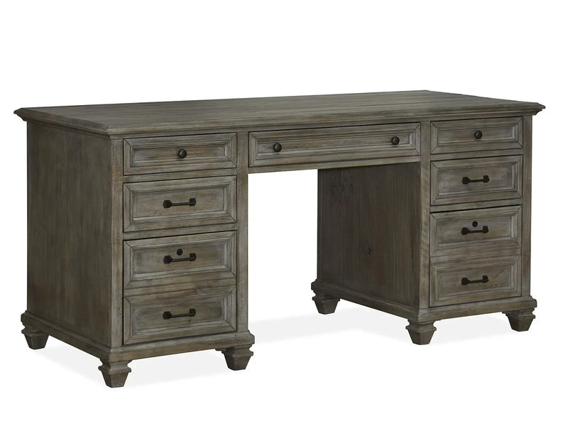 Lancaster - Executive Desk - Dove Tail Gray by Unique Piece Furniture