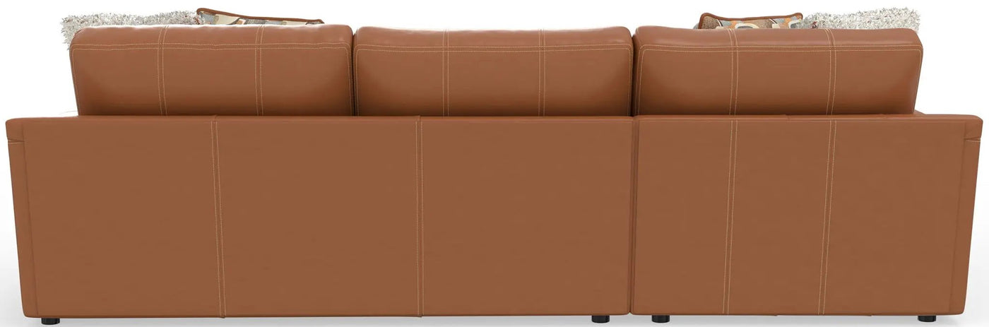 Minori - Italian Leather Sectional by Unique Piece Furniture