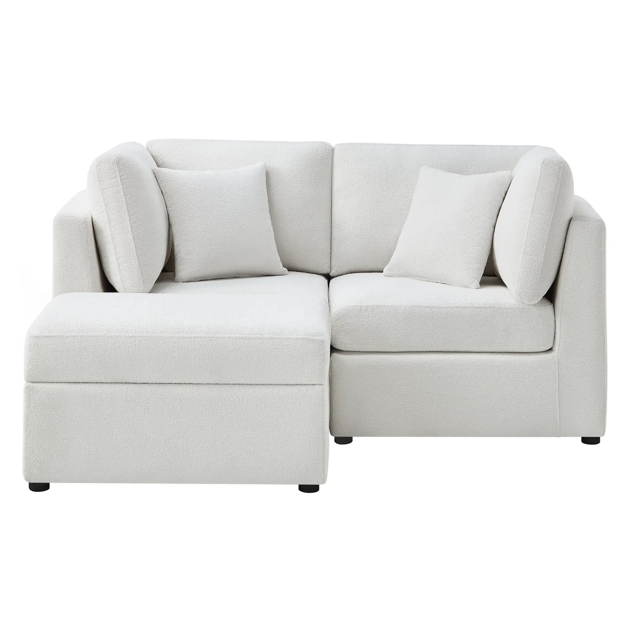Chauncy - Sectional With Storage Ottoman by HouseOfZazla