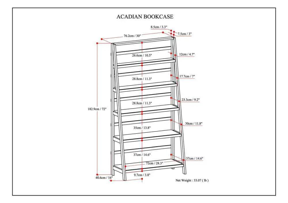 Acadian - Handcrafted Wide Bookcase by Unique Piece Furniture