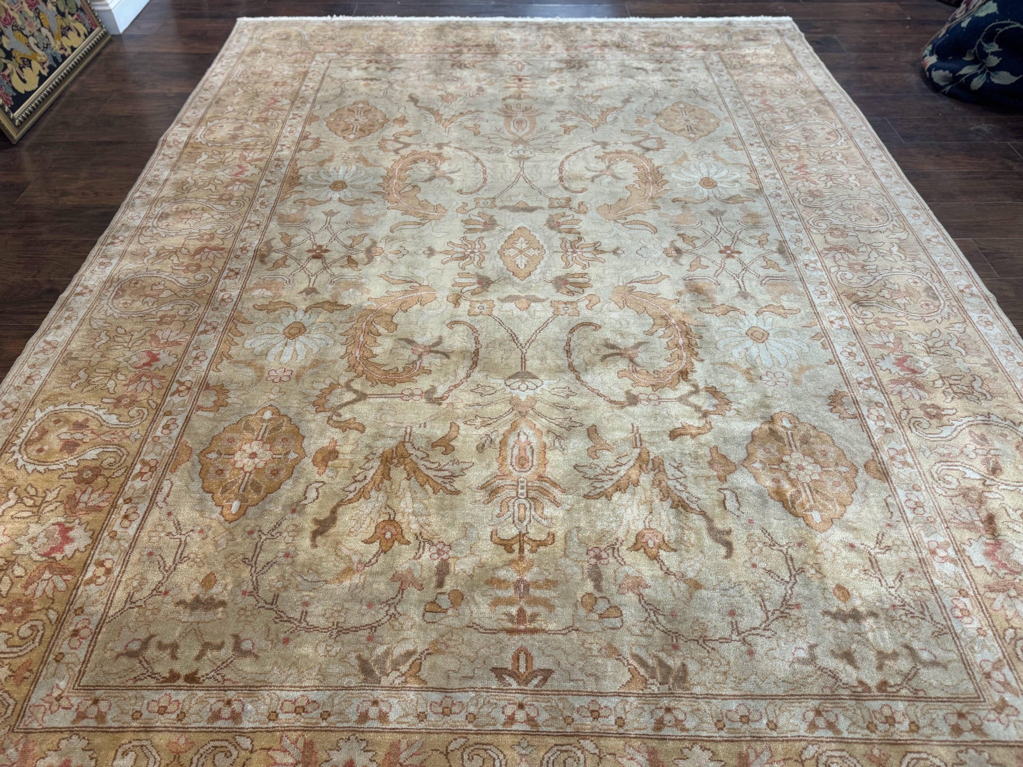 Turkish Oushak Rug 8 x 11.6 by Jewel Rugs