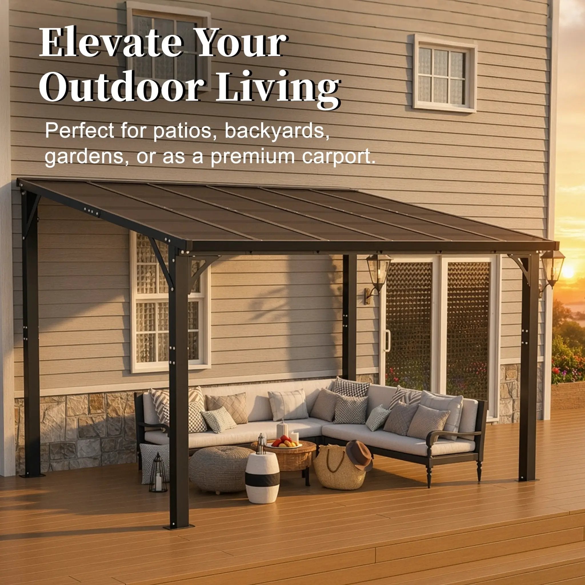 12x10 FT Hardtop Gazebo by HouseOfZazla