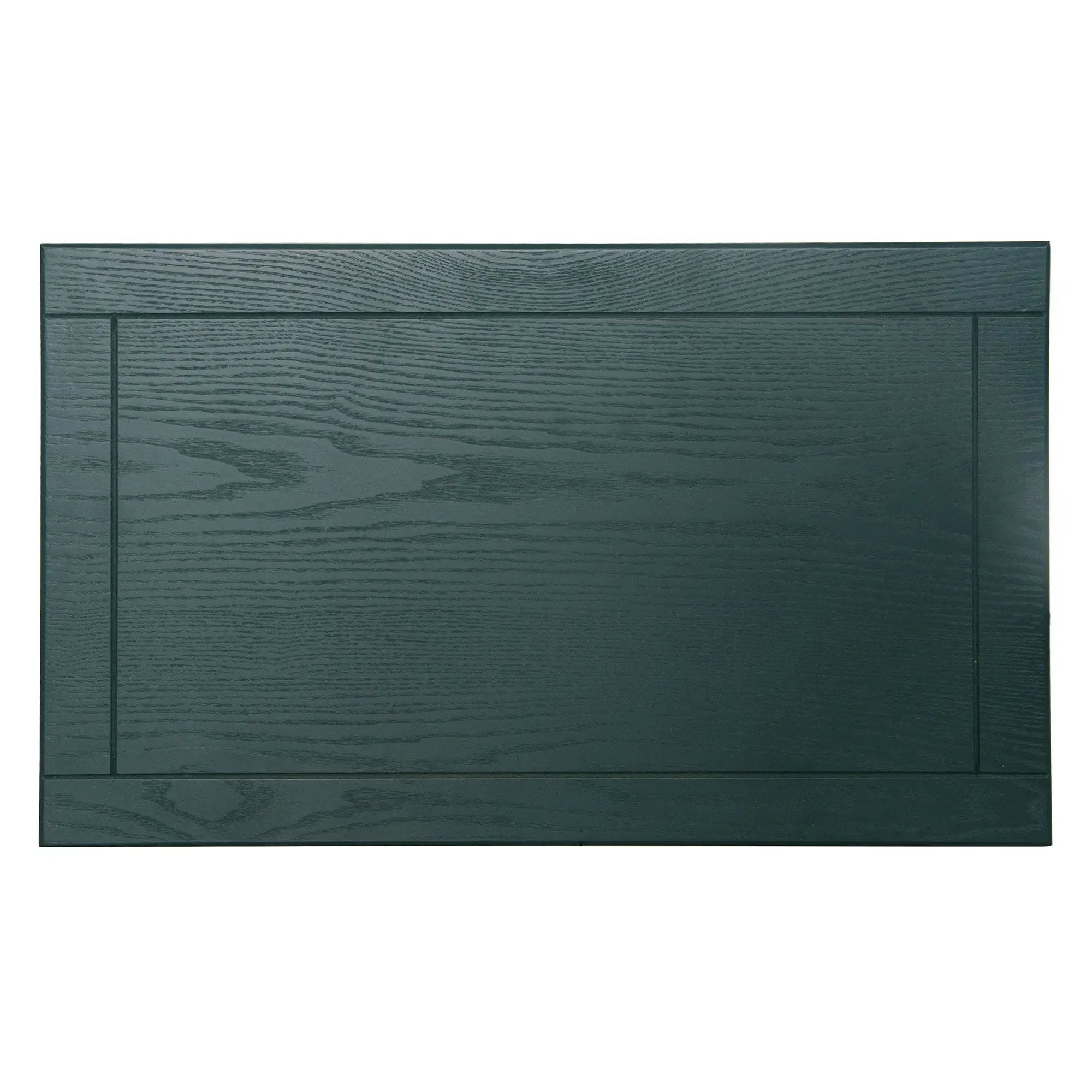Hollow Carved 3 Drawer Dresser With Metal Handles, Storage Chest For Living Room Or Bedroom - Blackish Green by HouseOfZazla