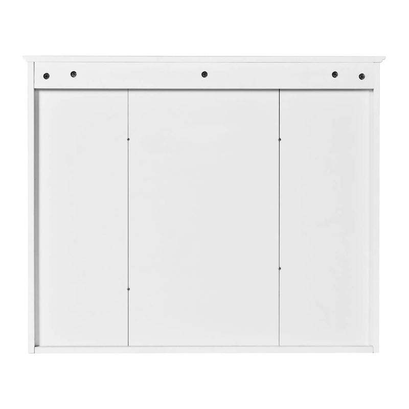 Wall Mounted Bathroom Medicine Wall Cabinet With Mirror & Open Shelves by HouseOfZazla