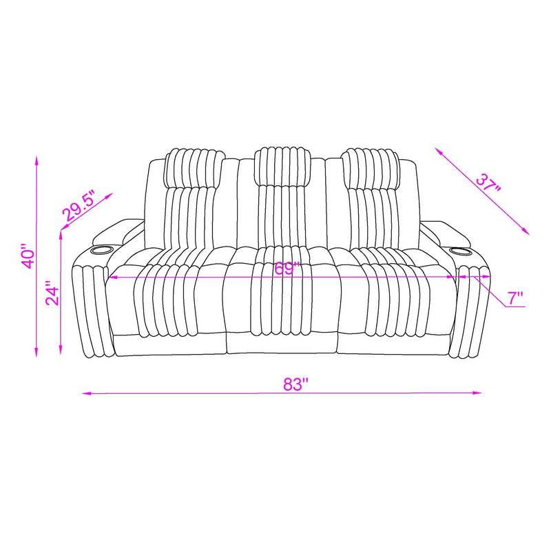 Duran - Power Reclining Set With Power Headrest
