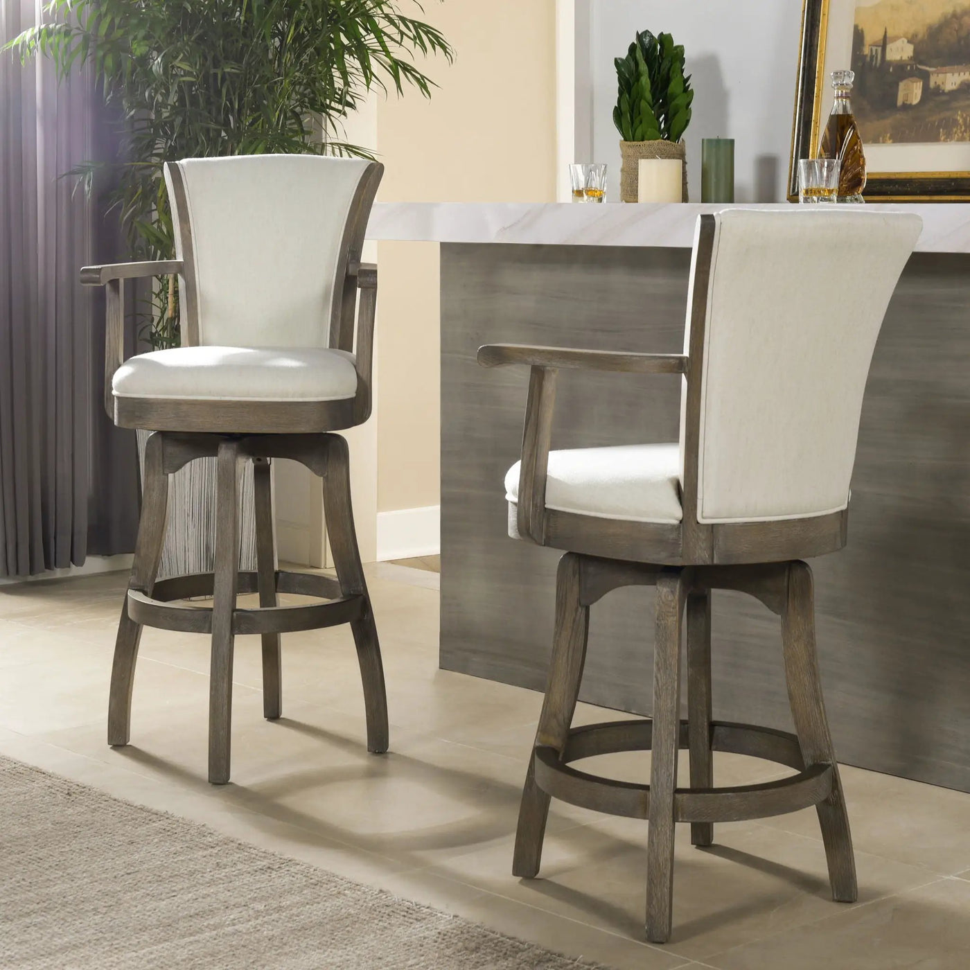 Williams - Swivel Counter Height Bar Stool by Unique Piece Furniture