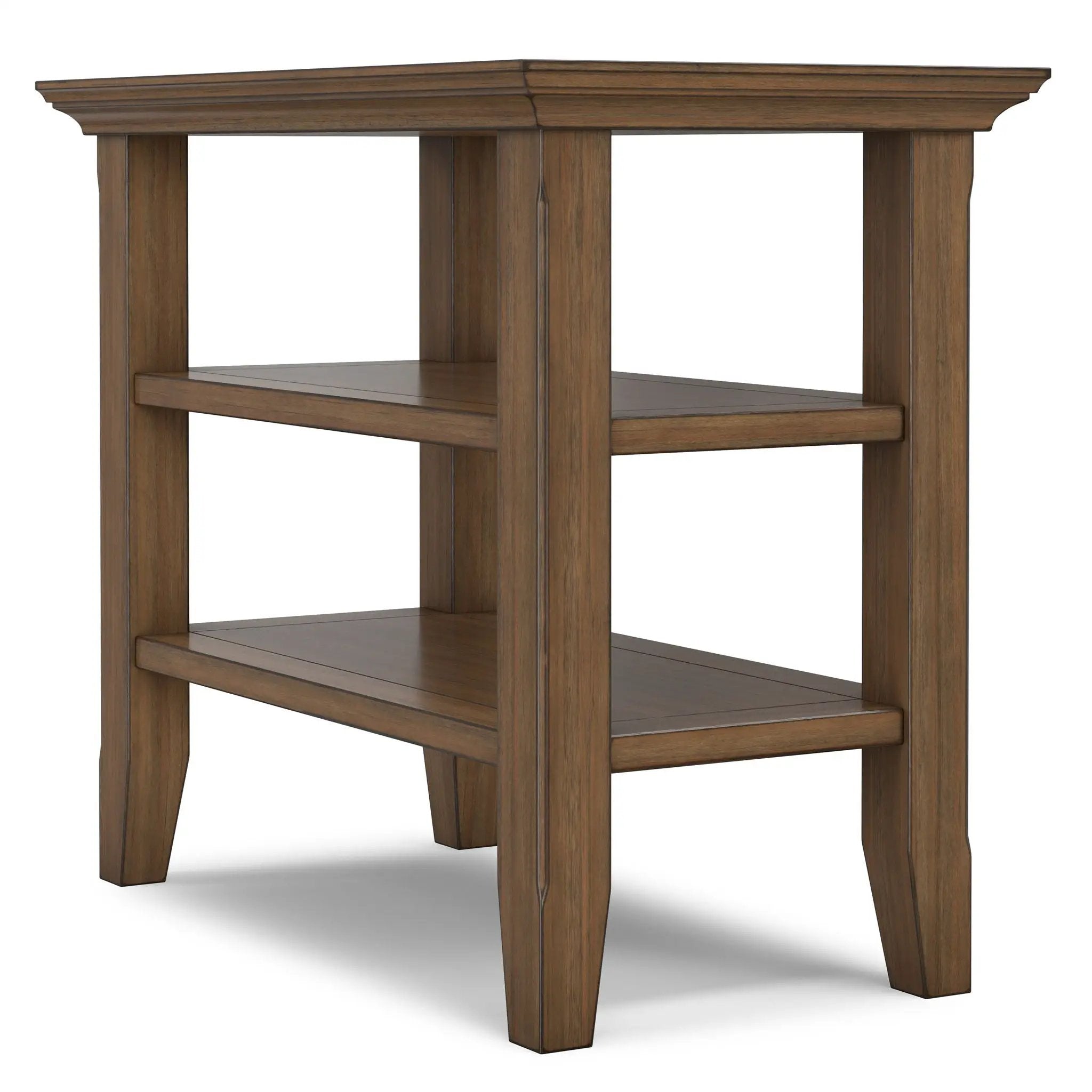Acadian - Narrow Side Table - Rustic Brown by HouseOfZazla