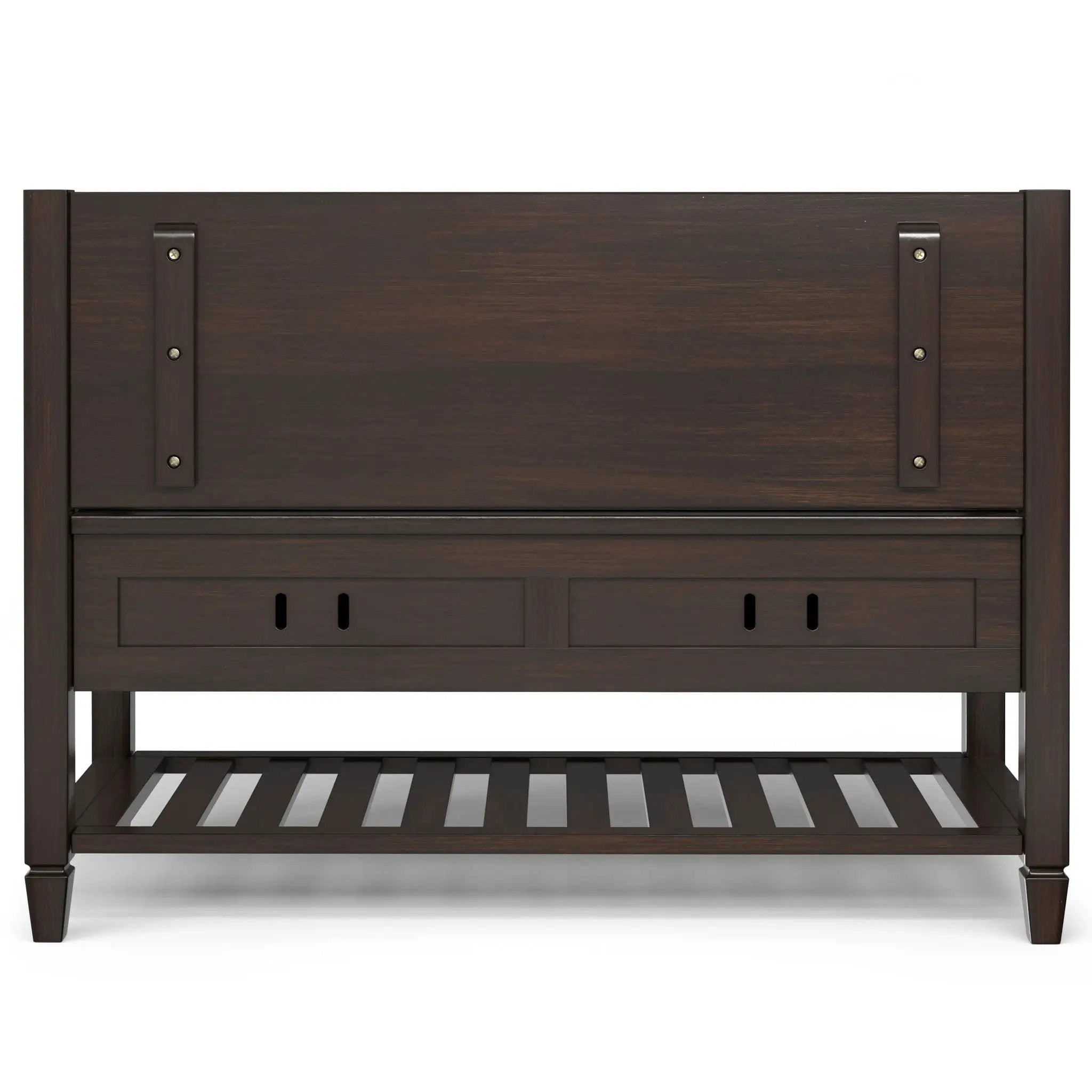 Connaught - Entryway Storage Bench With Shelf - Chestnut by Unique Piece Furniture