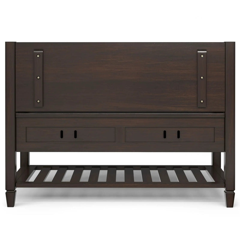 Connaught - Entryway Storage Bench With Shelf - Chestnut by Unique Piece Furniture