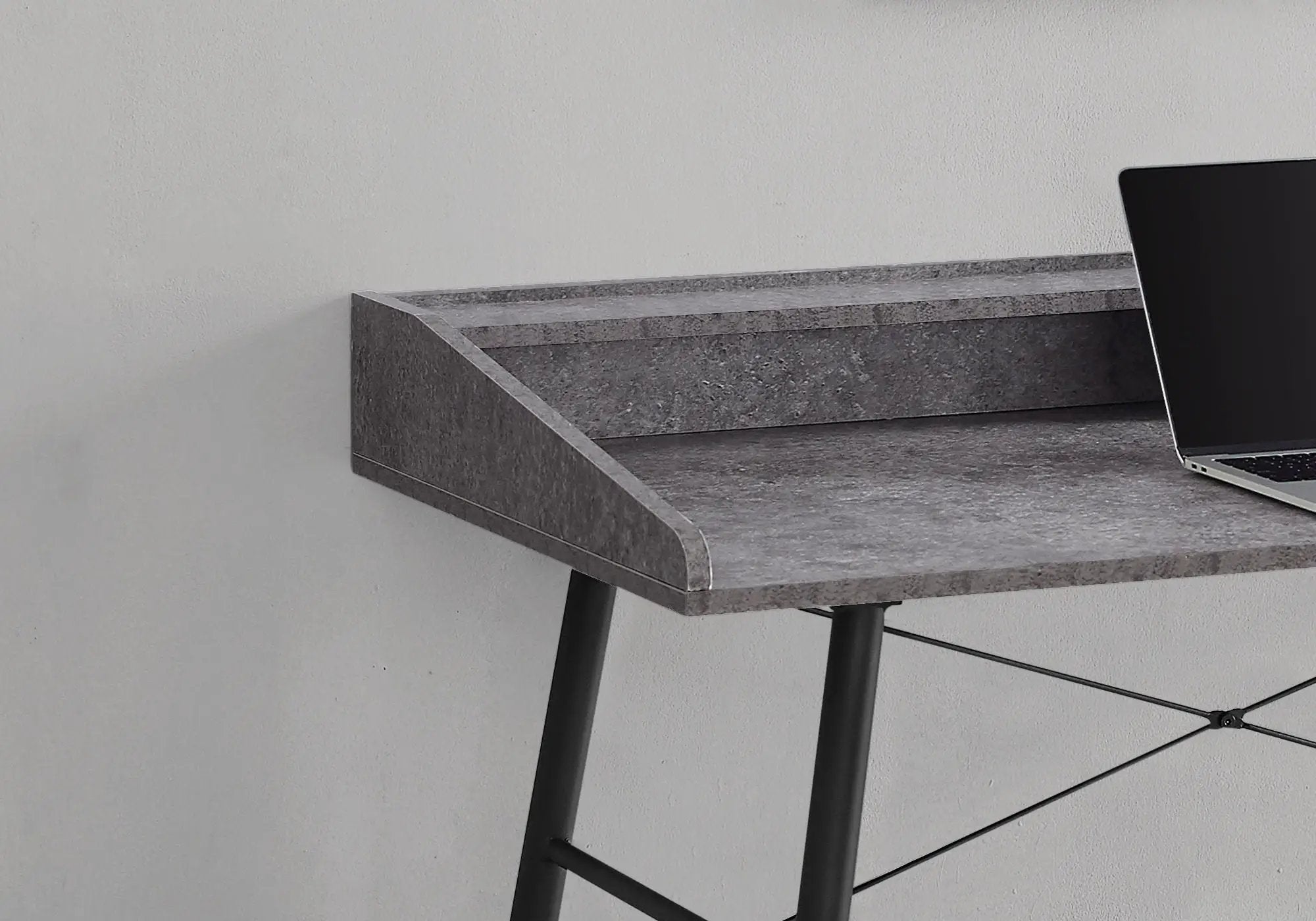 Computer Desk For Home Office, Sturdy Construction, Storage Shelves by Unique Piece Furniture