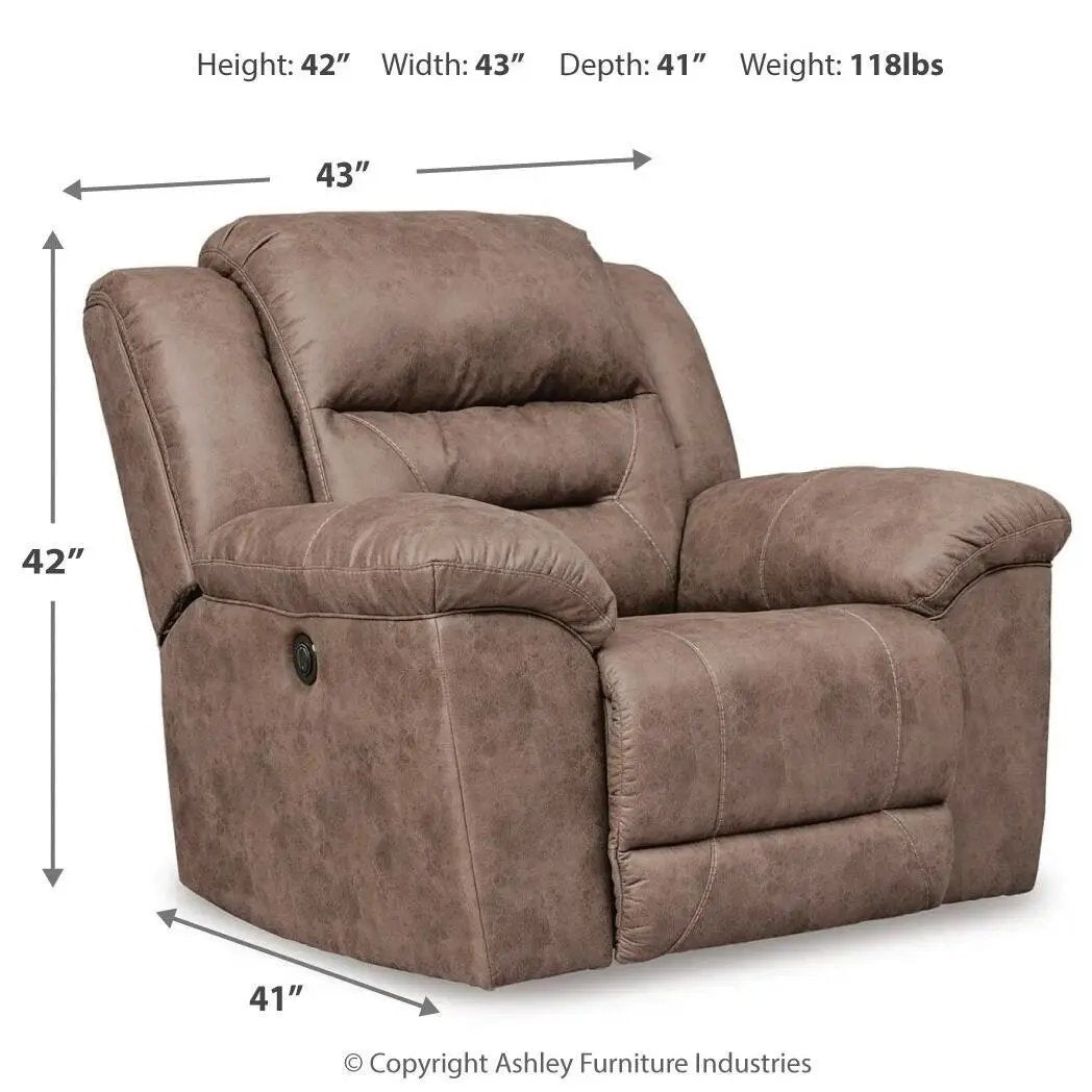 Stoneland - Power Recliner by Unique Piece Furniture