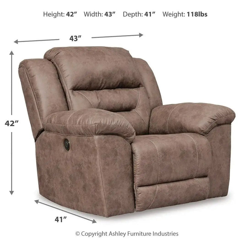Stoneland - Power Recliner by Unique Piece Furniture