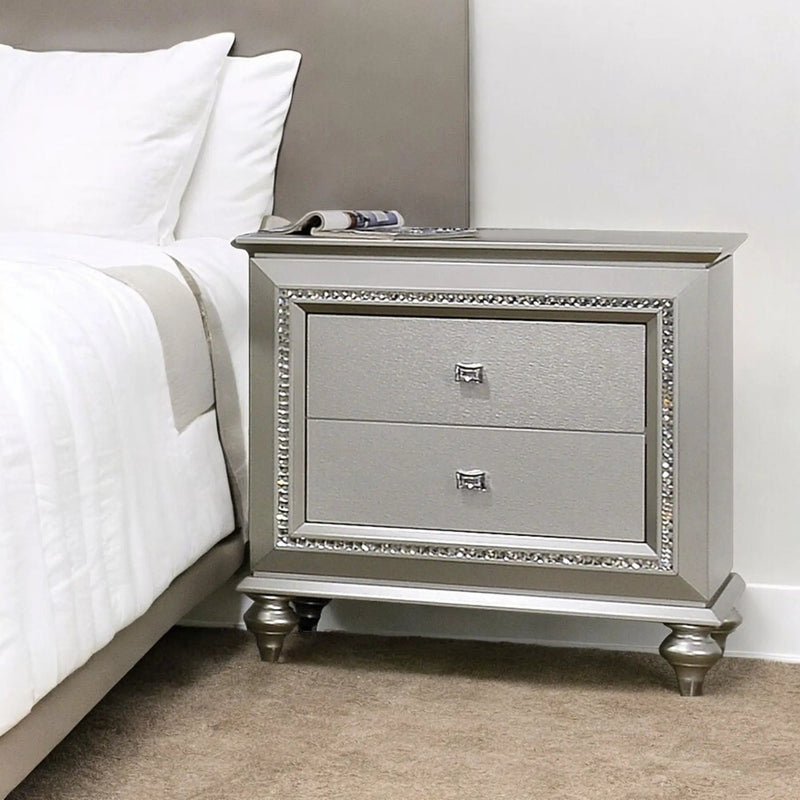 Kaitlyn - Nightstand, Elegant Design by HouseOfZazla