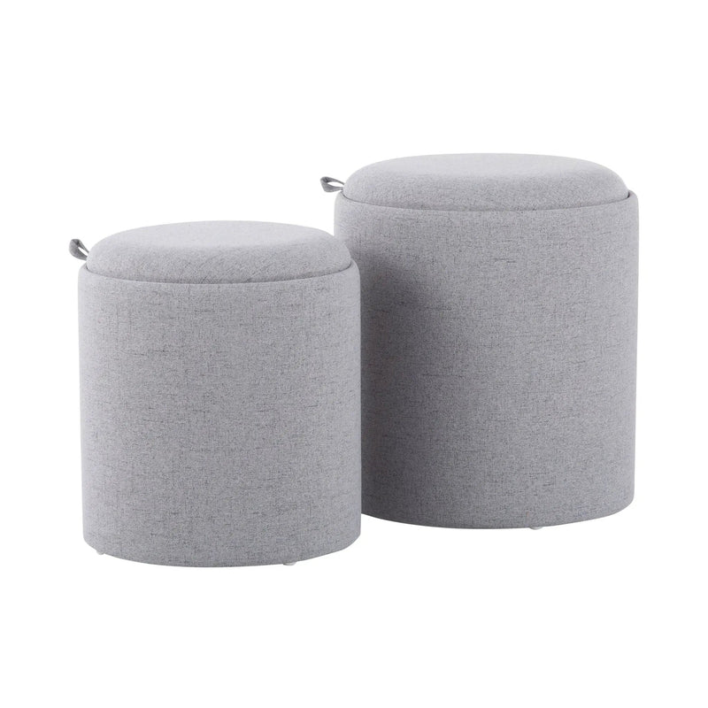 Tray - Contemporary Nesting Ottoman Set by HouseOfZazla