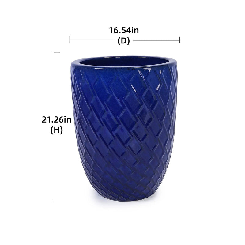 Ceramic Flowerpot, Planter For Patio, Garden, Windowsill by HouseOfZazla