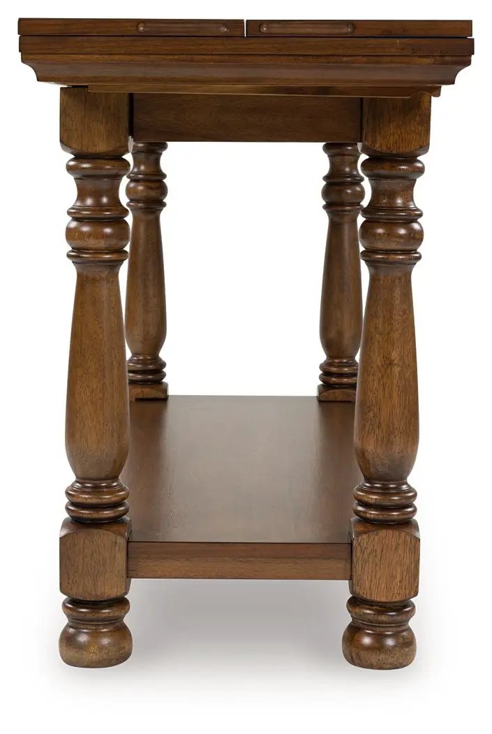 Sturlayne - Flip Top Sofa Table - Brown by Unique Piece Furniture