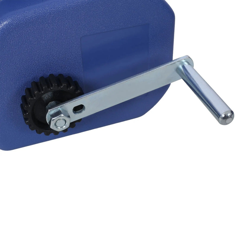 Reversible Electric 12V Trailer Winch For Boats Up To 5000 Lbs, Galvanized Wire Rope Casing - Blue by HouseOfZazla