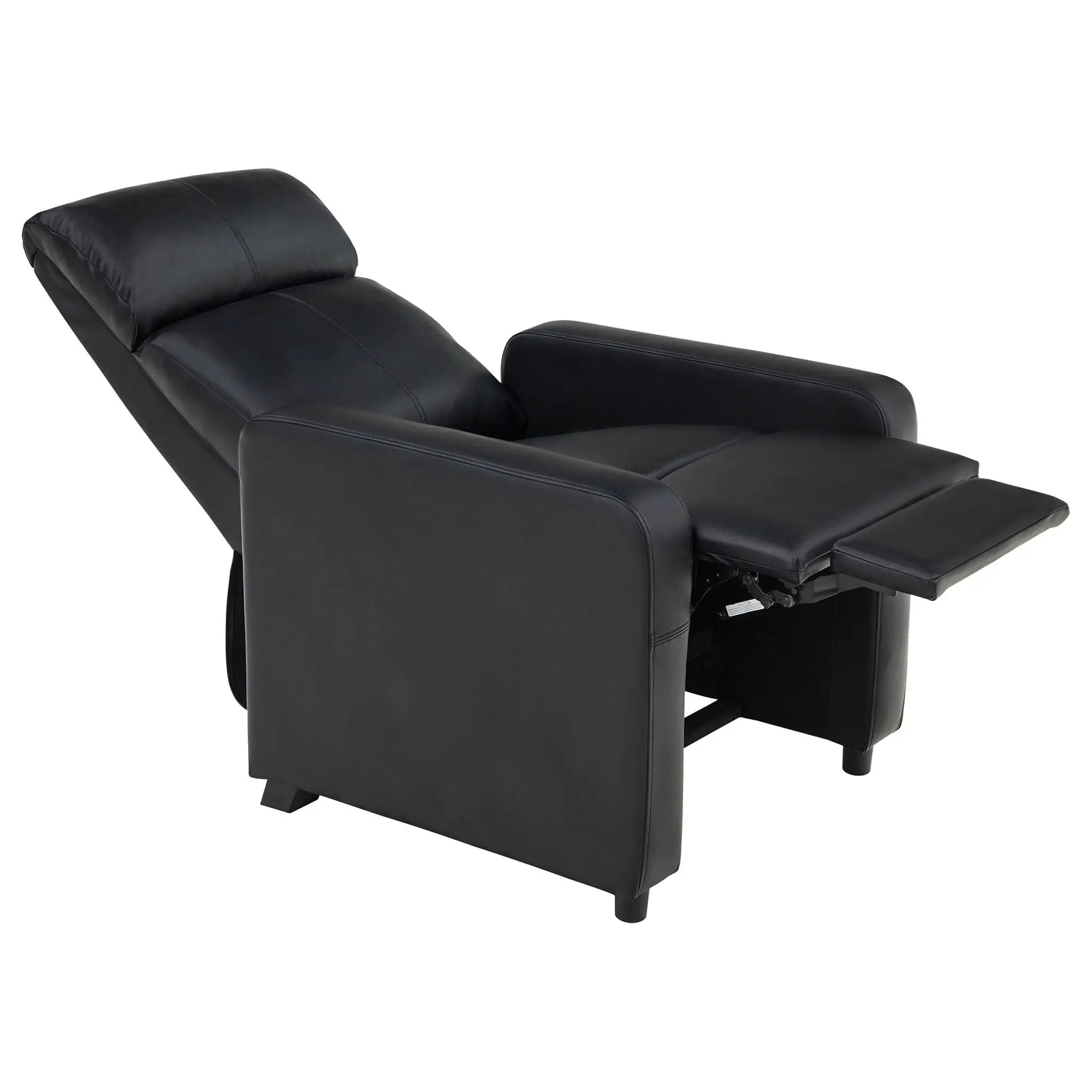 Toohey Upholstered Tufted Recliner Living Room Set Black by Unique Piece Furniture
