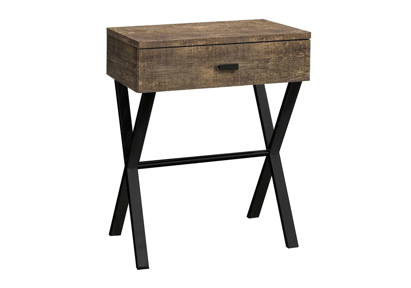 Accent Side X Table With Storage Drawer by HouseOfZazla
