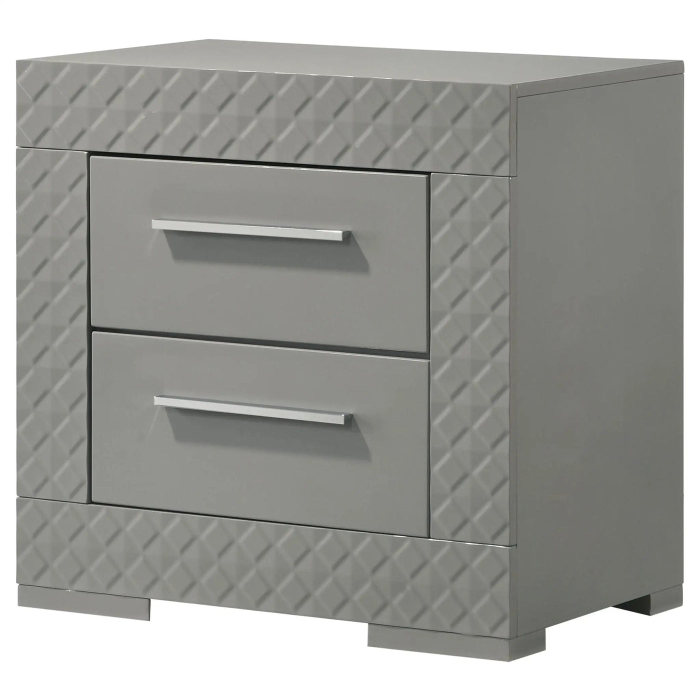 Pierce - 2 Drawer Nightstand, Bedside Table by HouseOfZazla