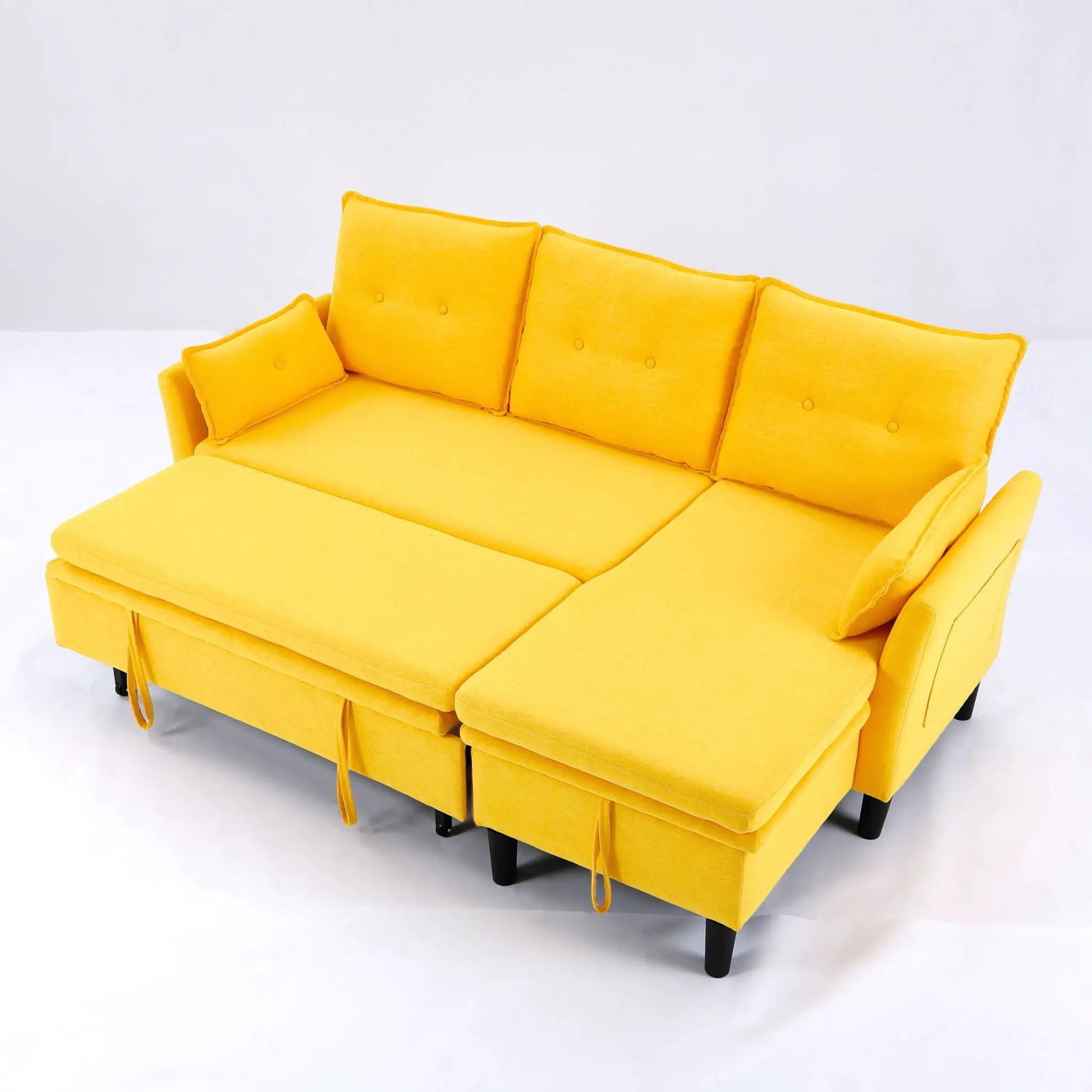 L-Shaped Reversible Chaise Sectional Sofa With Storage by HouseOfZazla