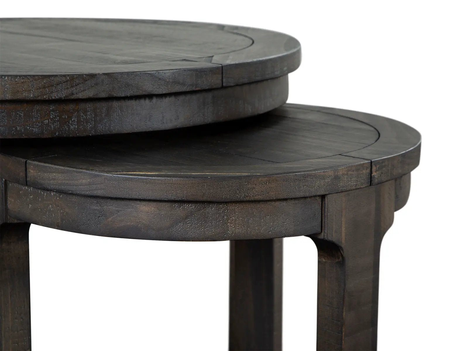 Boswell - Round Nesting End Table - Peppercorn by Unique Piece Furniture