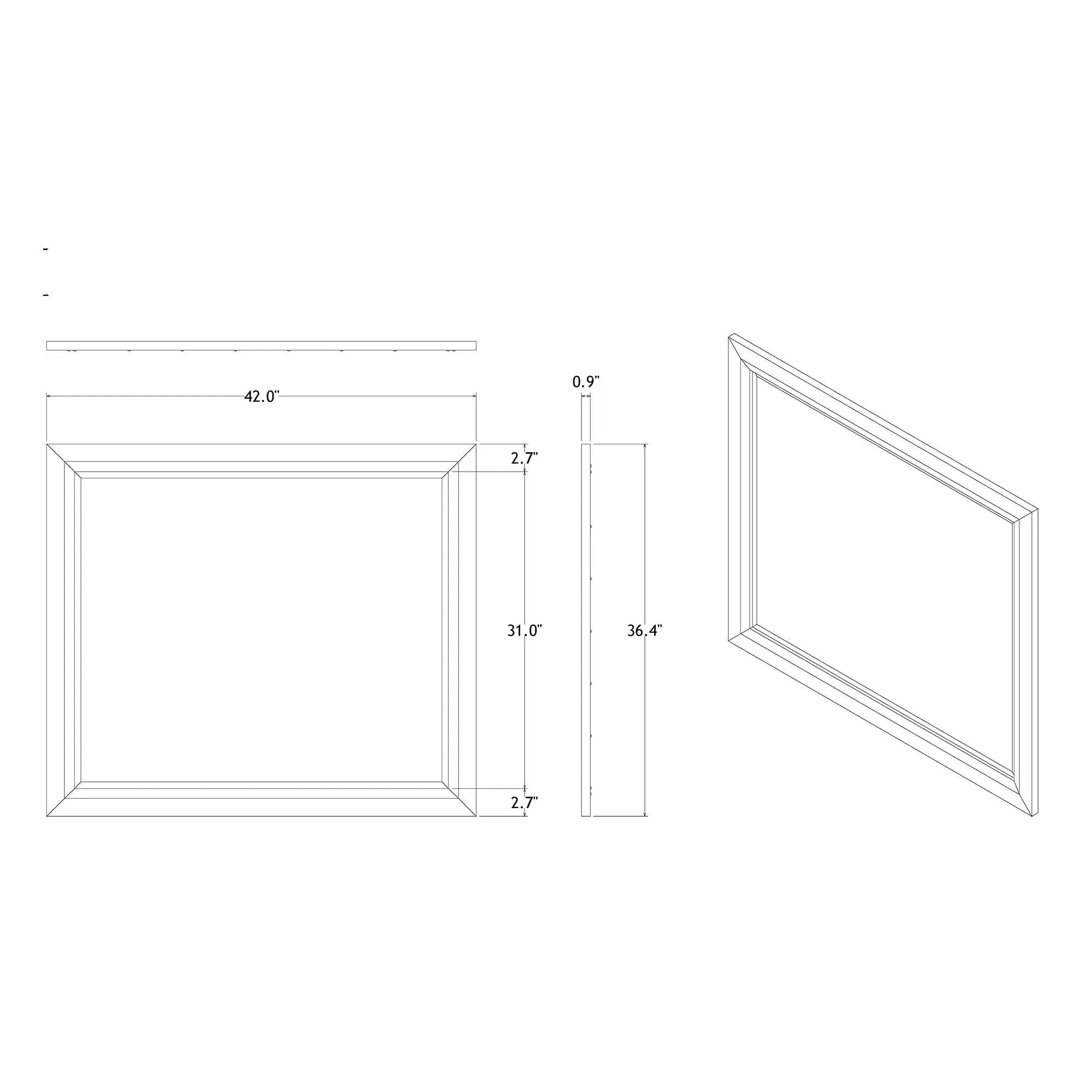 Chloe - Mirror - Gemstone Silver by Unique Piece Furniture