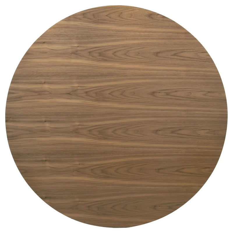 Crestmore 46-inch Round Wood Dining Table Walnut by Unique Piece Furniture
