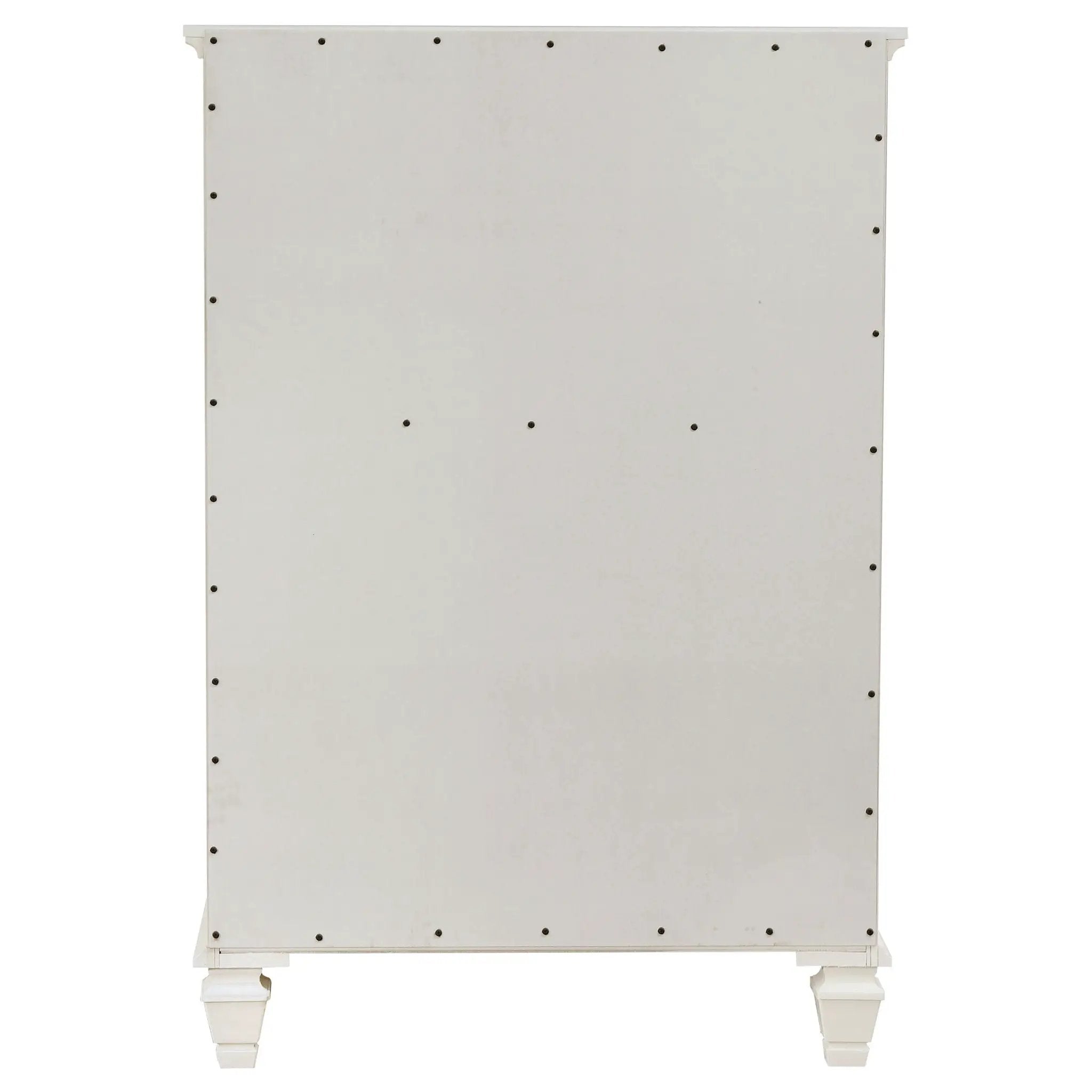 Sandy Beach 5-drawer Bedroom Chest Cream White by Unique Piece Furniture