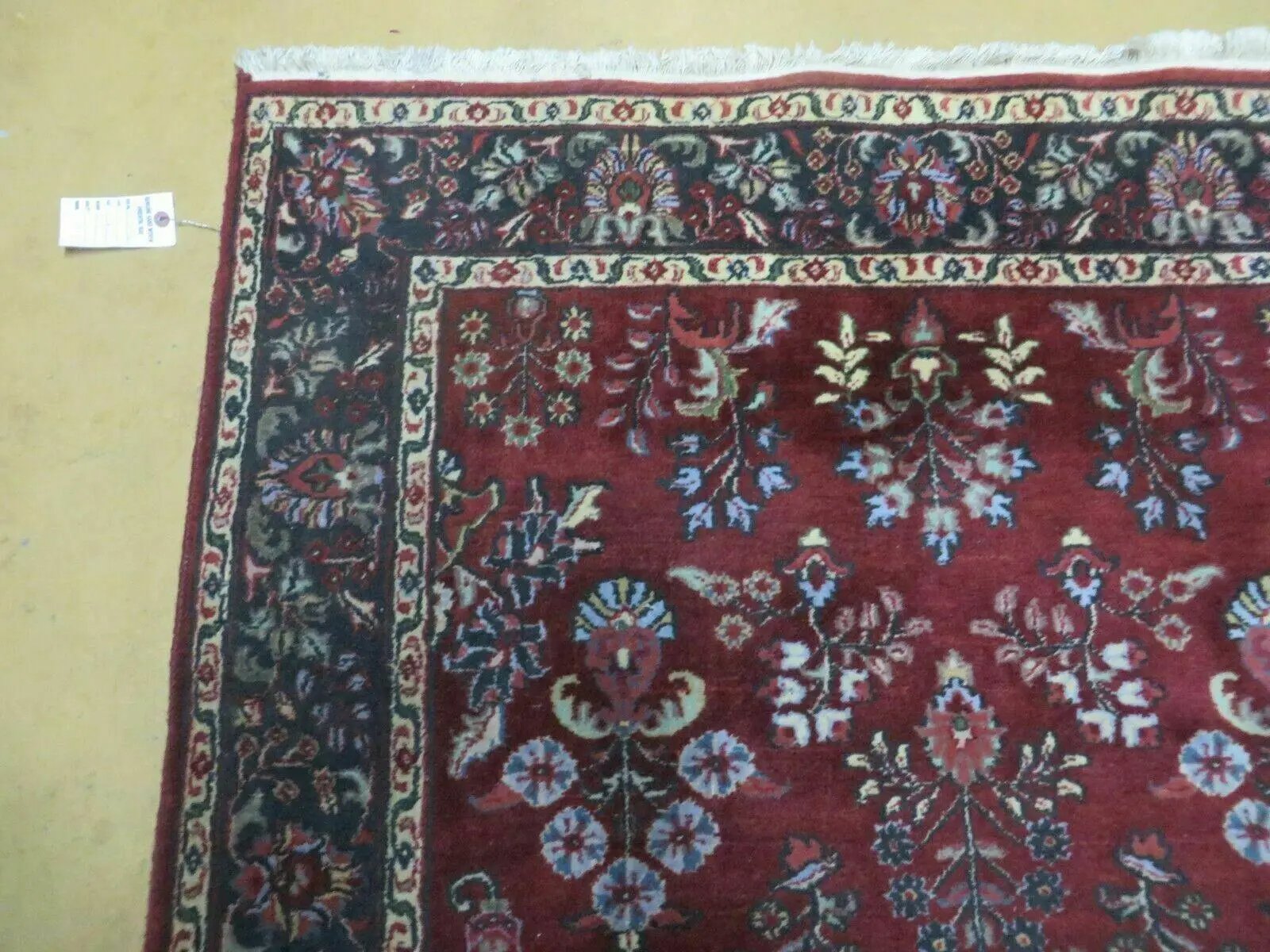 4' X 6' Vintage Handmade Fine India Jaipur Floral Oriental Wool Rug Red Nice by Jewel Rugs