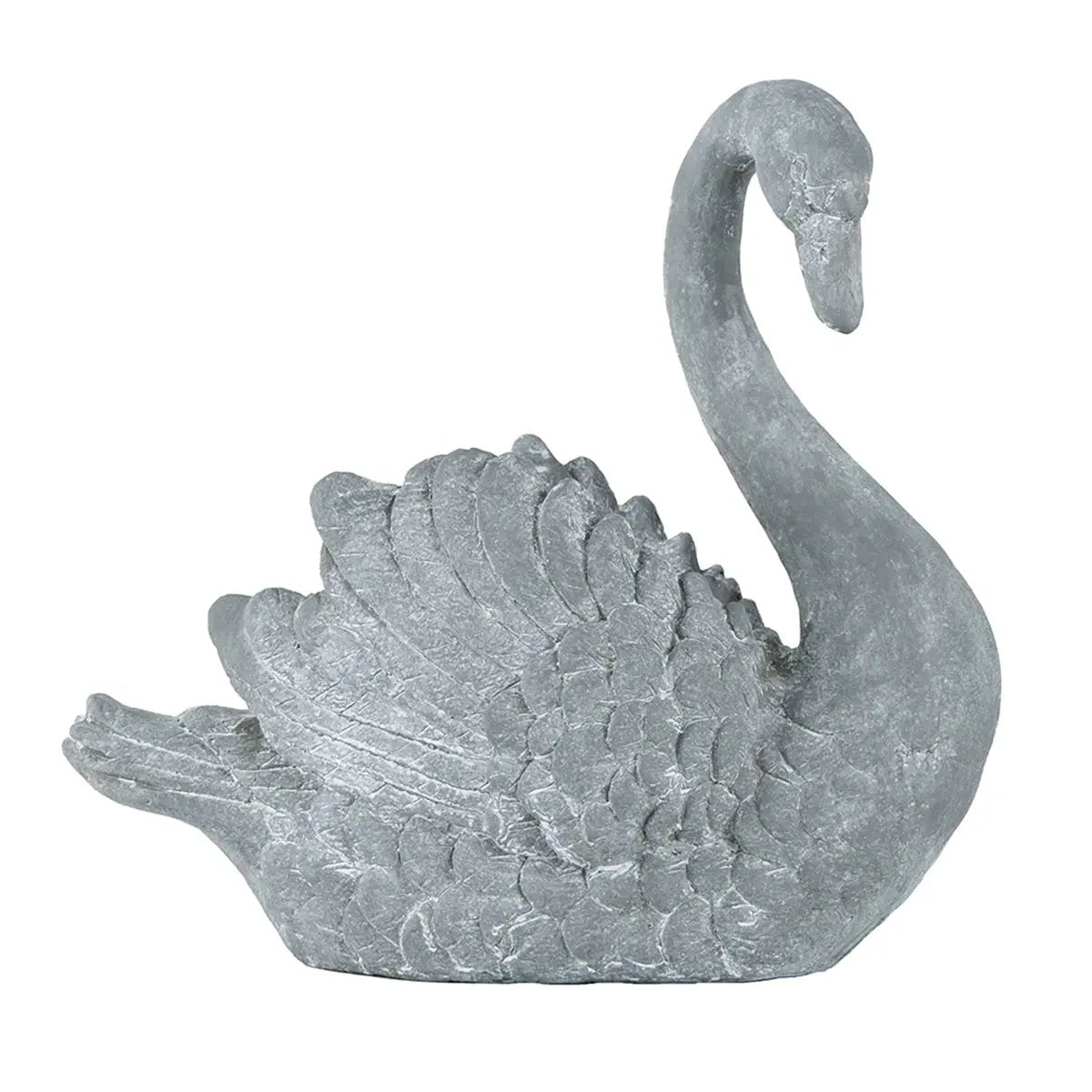 16.5x9x15.5" Mgo Swan Planter by HouseOfZazla