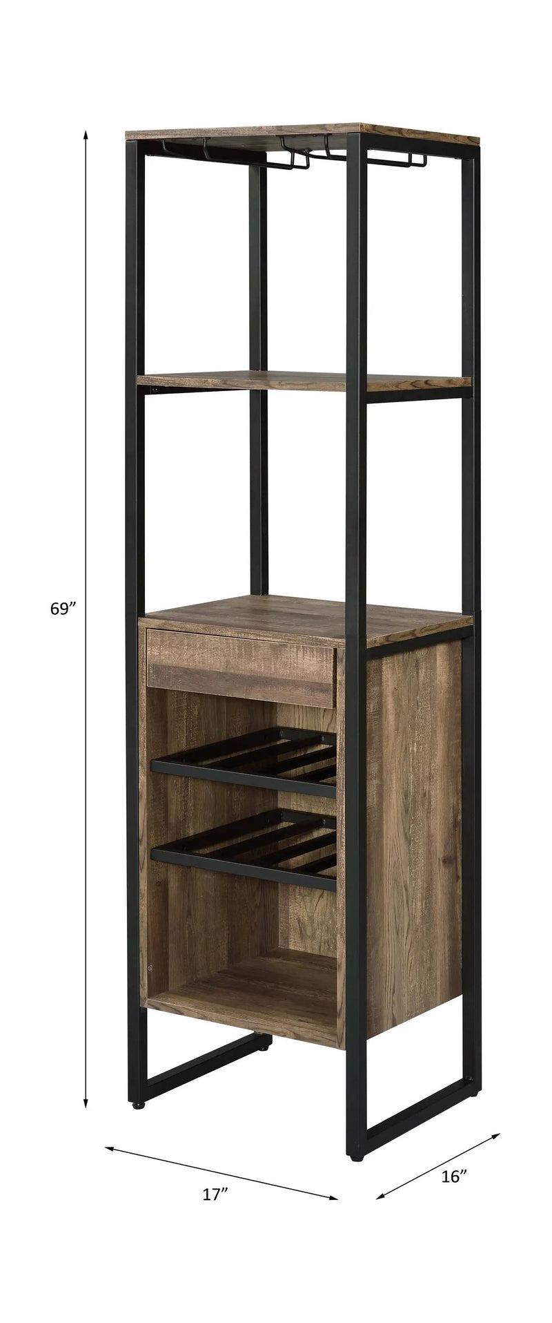 Narik Weathered Wine Rack by HouseOfZazla
