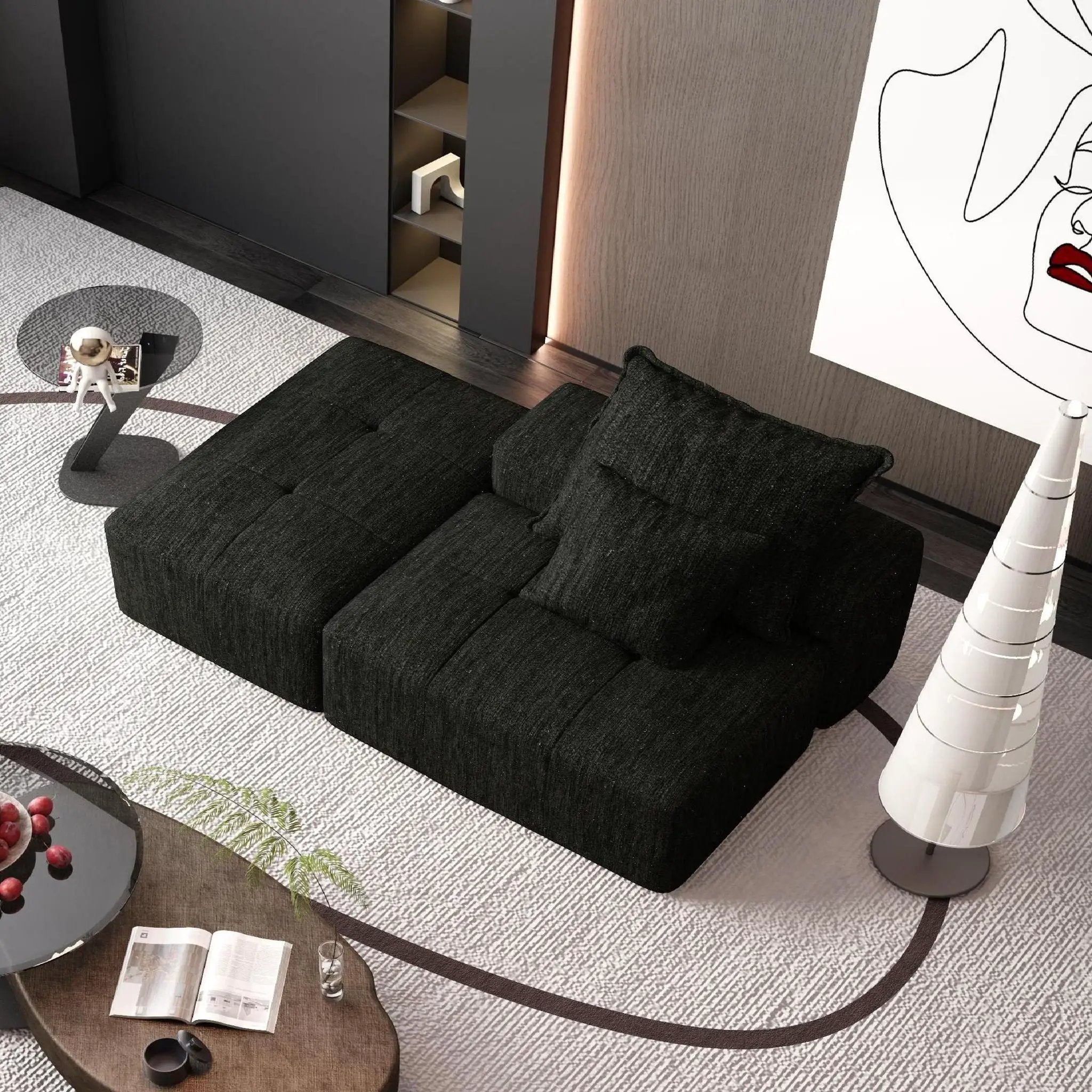 Modern Oversized Modular Sectional Sofa by HouseOfZazla
