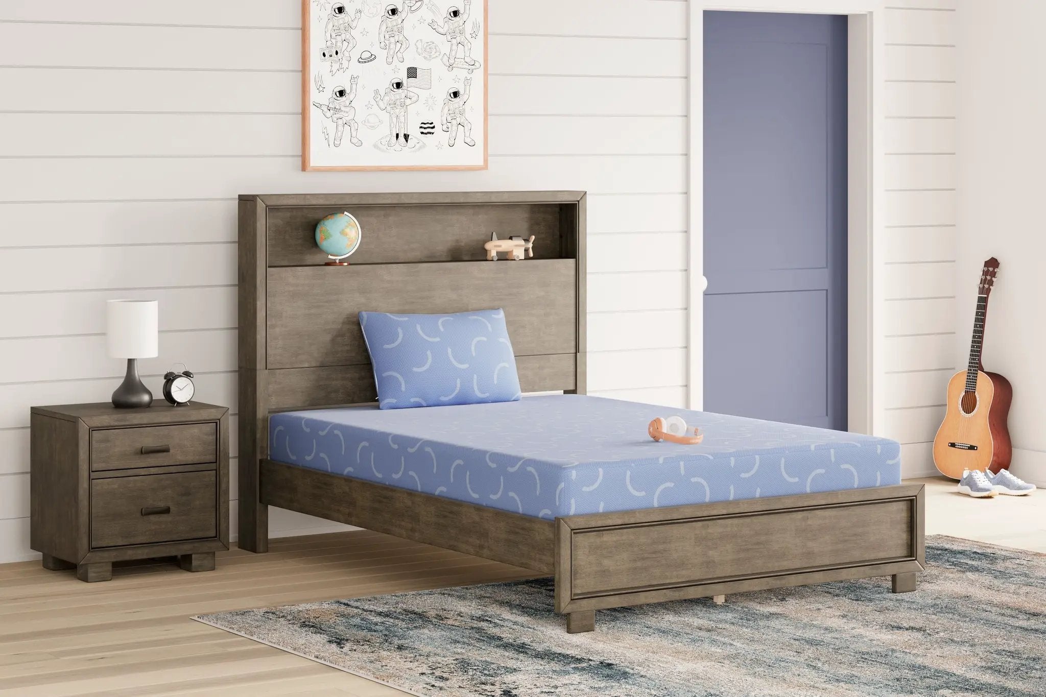 Ikidz Ocean - Mattress And Pillow (Set of 2) by Unique Piece Furniture
