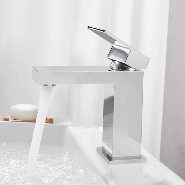 Modern Chrome Bathroom Sink Faucet, photo 2 of 9