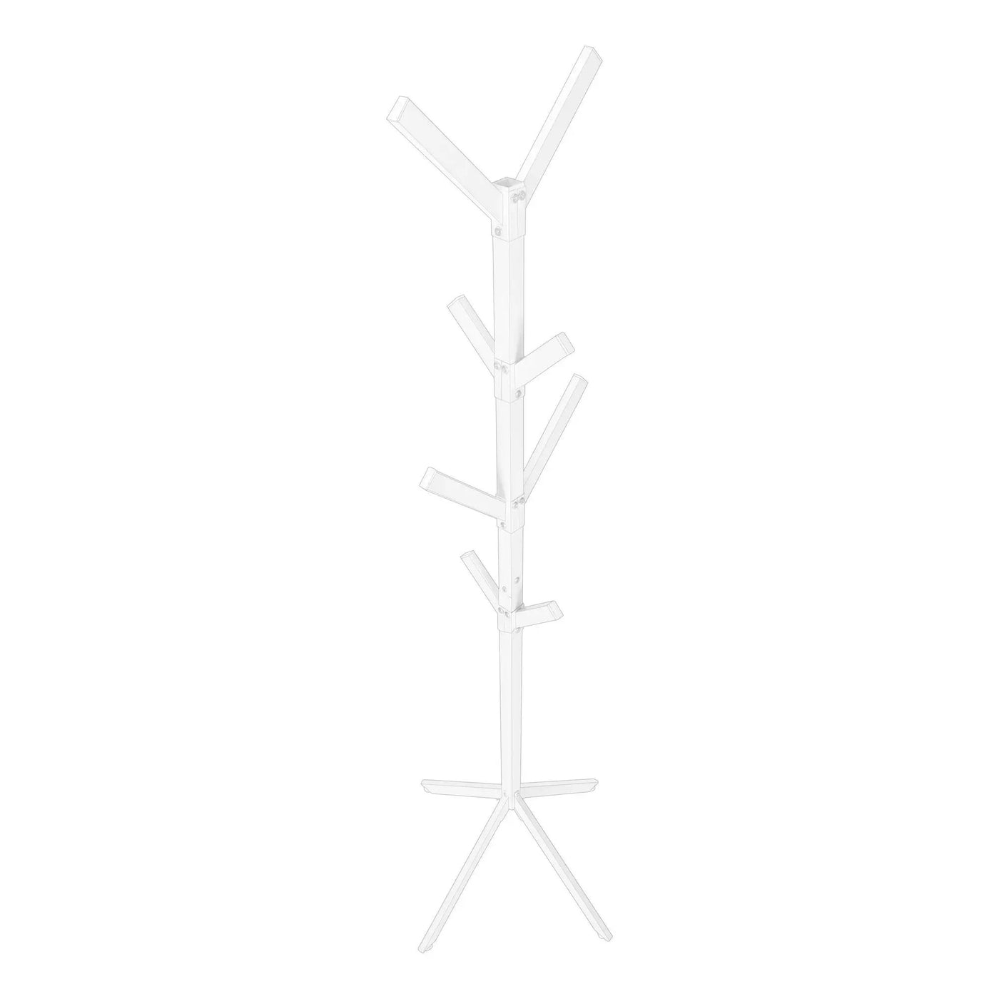 Coat Rack, Hall Tree, Free Standing, 8 Hooks, Entryway, Contemporary & Modern by Unique Piece Furniture