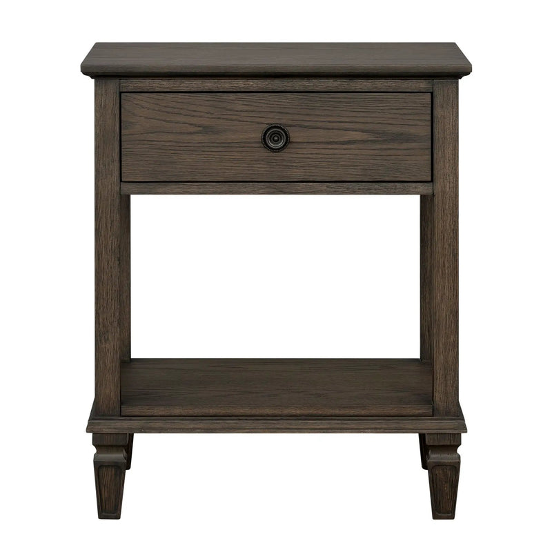 Victoria - Bedside Table With Drawer And Shelf by Unique Piece Furniture