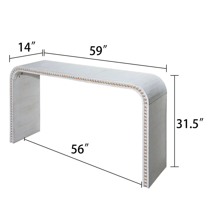 Waterfall Console Table by Unique Piece Furniture