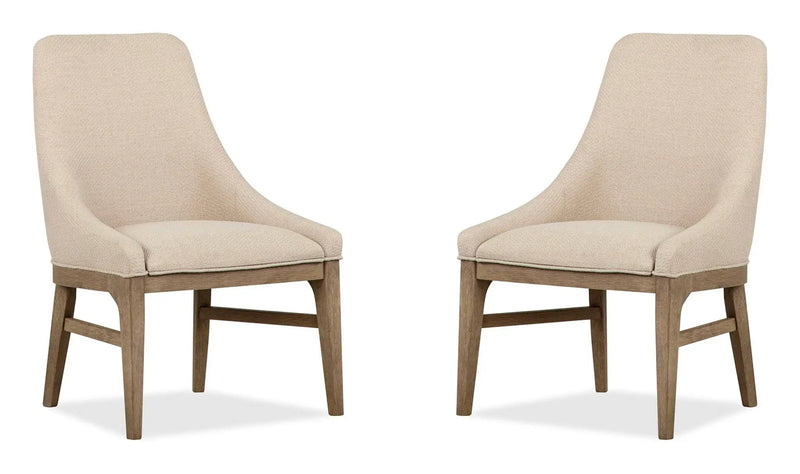 Tristan - Upholstered Arm Chair (Set of 2) - Swiss Coffee by Unique Piece Furniture