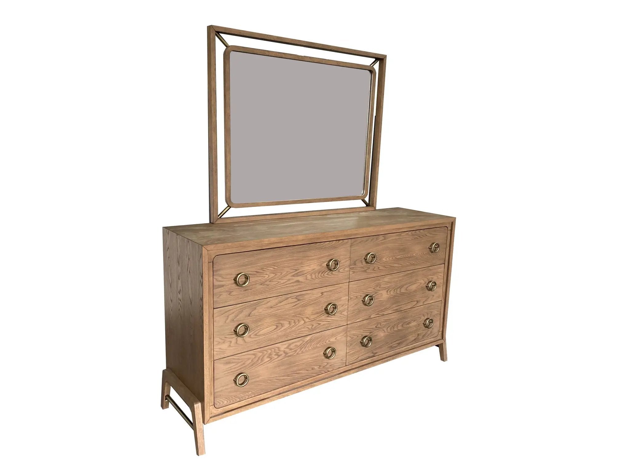 Mirror - Light Brown by Unique Piece Furniture