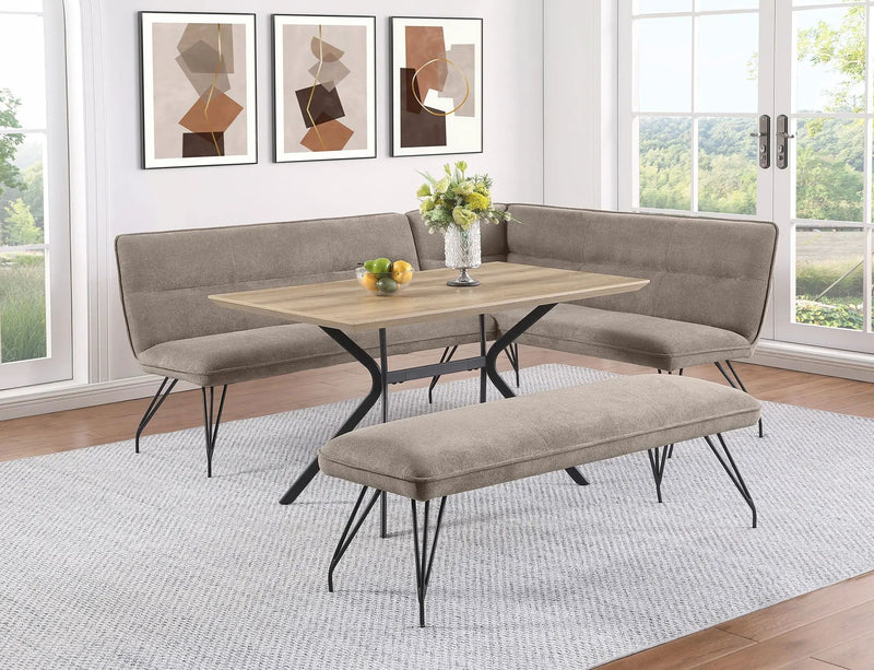 Edgecreek 53-inch Composite Wood Dining Table Light Brown by Unique Piece Furniture