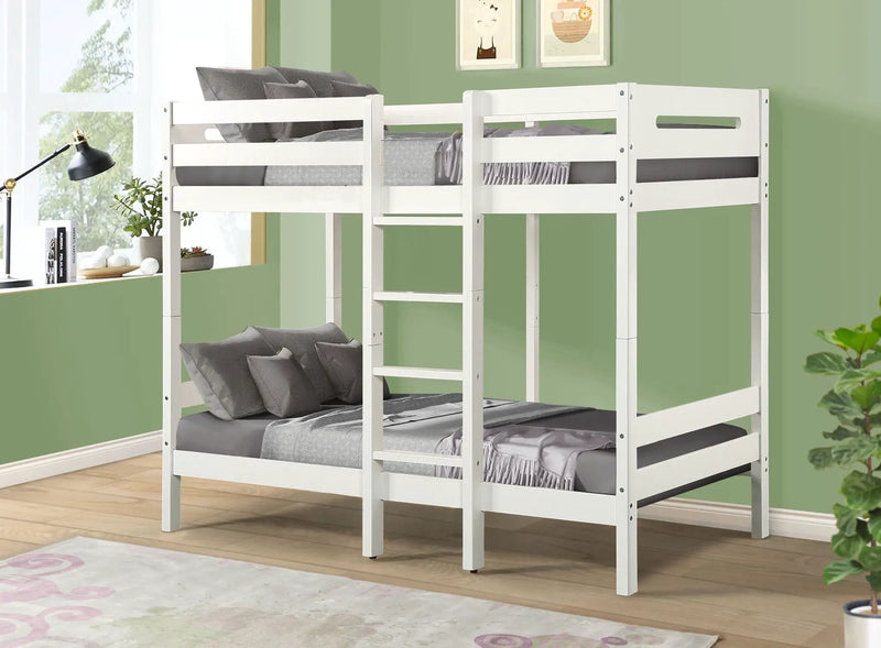 Esin - Twin Twin Bunk Bed - White by Unique Piece Furniture