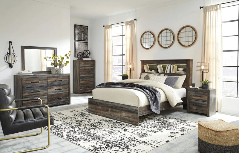 Drystan - Panel Bookcase Bed by Unique Piece Furniture