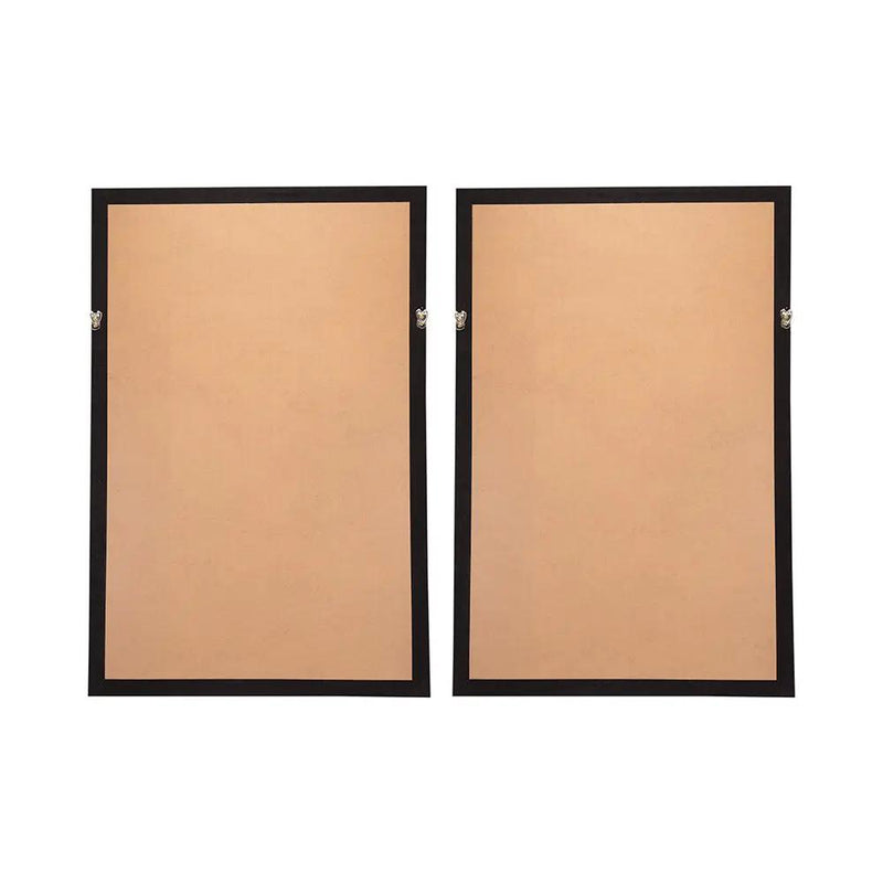 Leaf Shadow Box Wall Decor (Set of 2) - White / Gray by HouseOfZazla